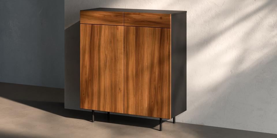 Sideboard aus Ulme: Einzigartiges Design S75 