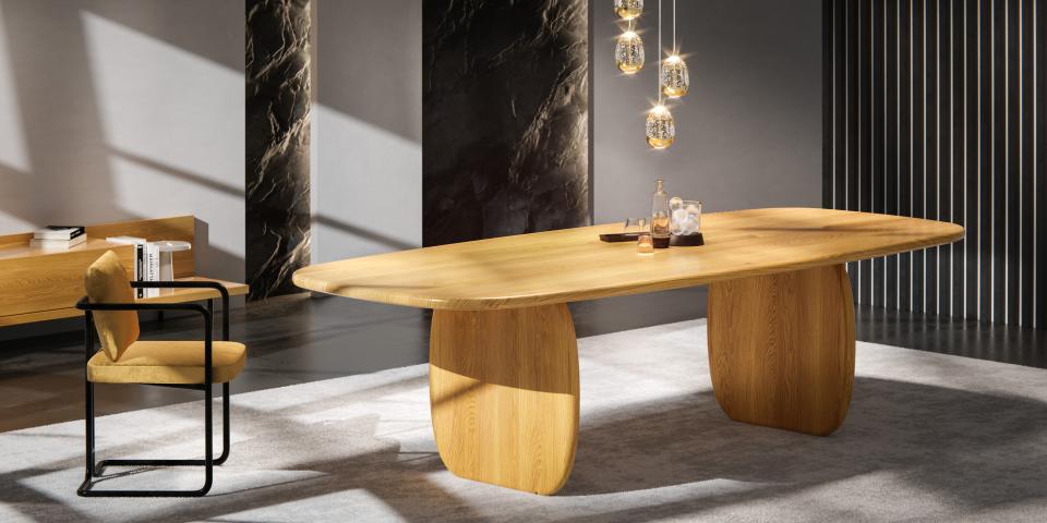 Designer Esstisch aus Massivholz Eiche E94 