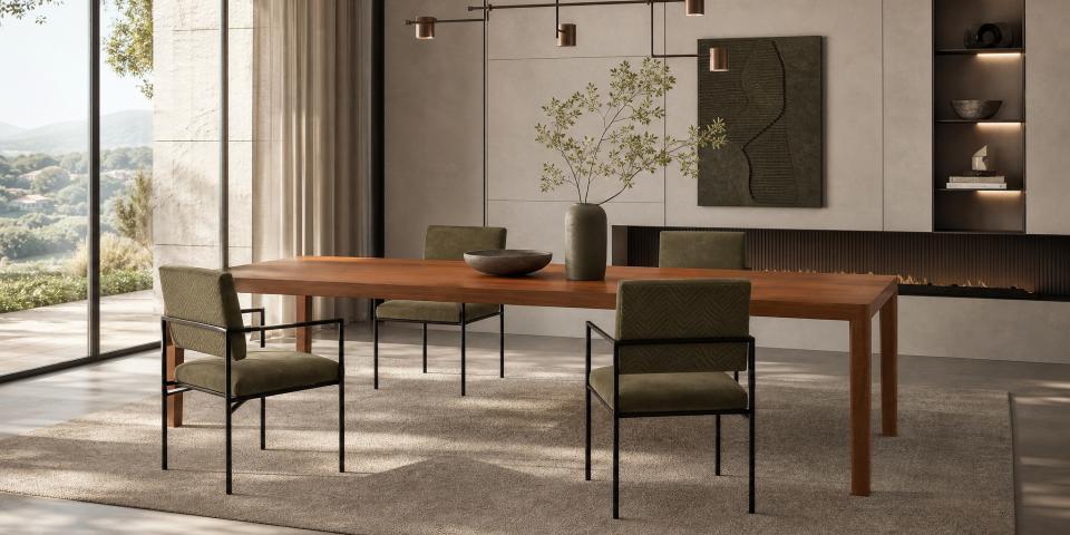 Kirschenholz: Eleganter Luxus-Esstisch mit Charakter  E32 