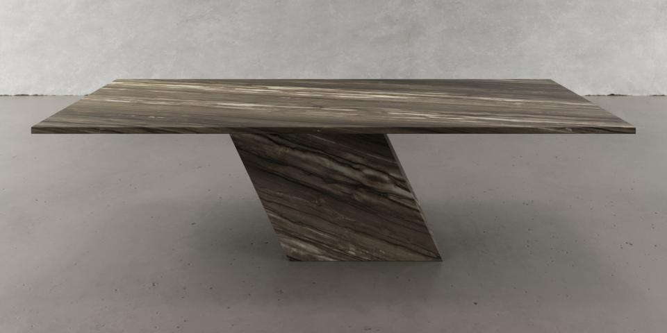 Sequoia Brown Marmor Esstisch – Luxus & Design E116 
