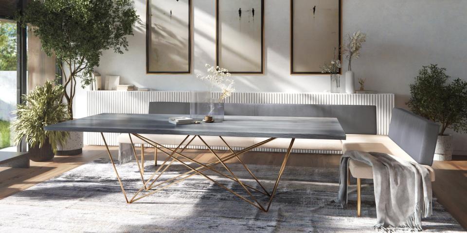 Eiche Grau Esstisch – Modernes Design trifft Natur E46 