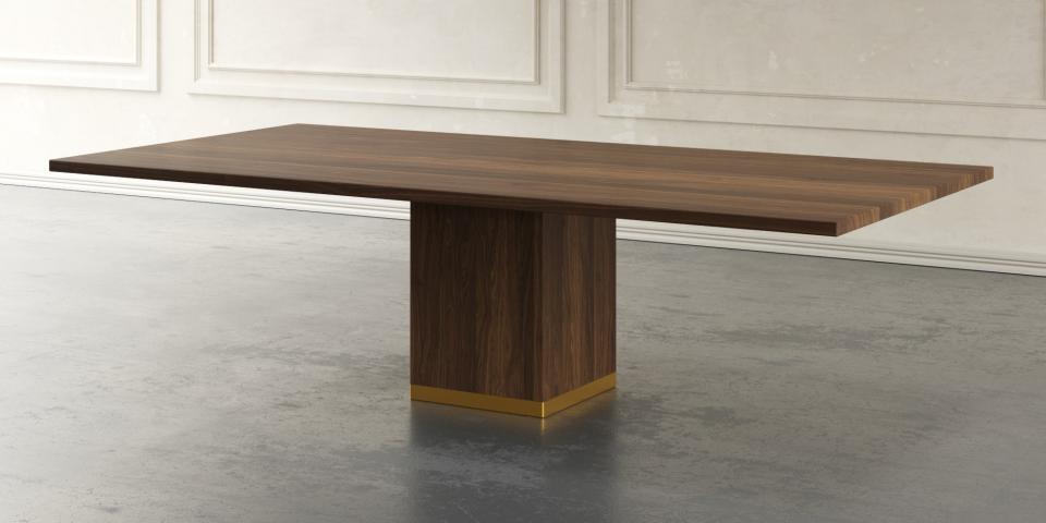 Luxuriöser Esstisch aus Nussbaum – Edles Design E258 