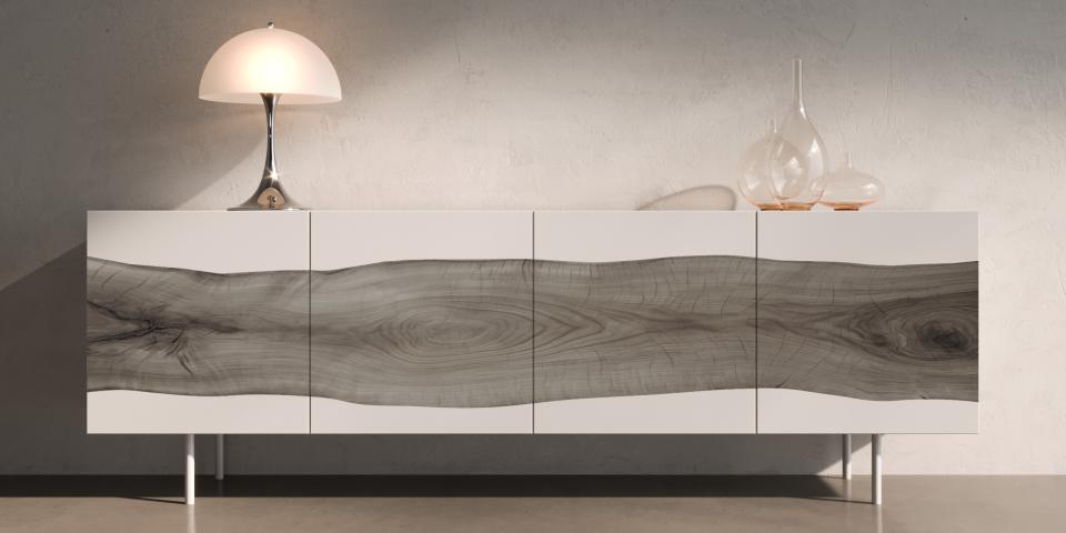 Sonnenverbrannte Eiche: Sideboard mit Stil S81 