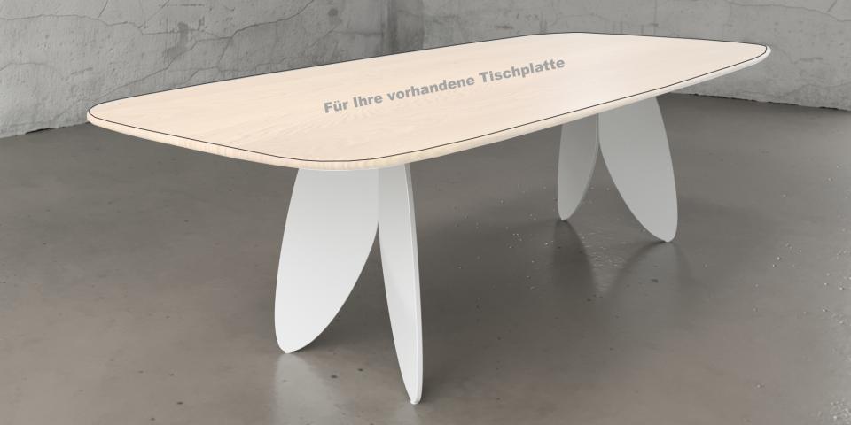 Tischgestell aus Metall - Einzigartiges Design T44 