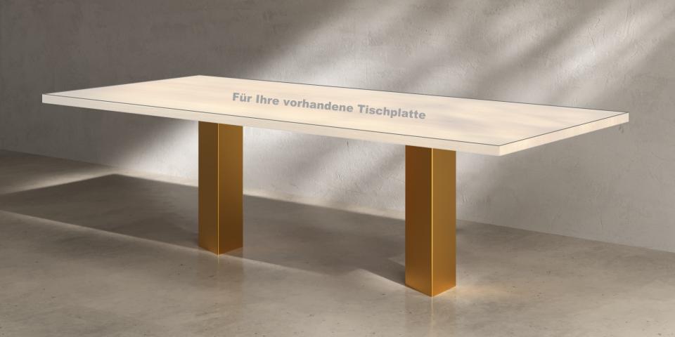 Tischgestell aus Metall mit 2 Tischsäulen T216 