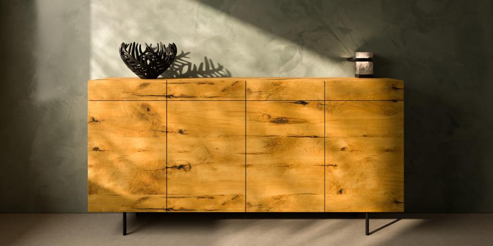 Sideboard aus Asteiche: Einzigartiges Design S74 